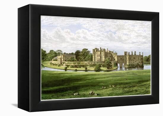 Leeds Castle, Kent, Home of the Wykeham-Martin Family, C1880-Benjamin Fawcett-Framed Premier Image Canvas