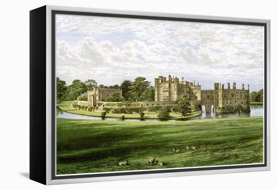 Leeds Castle, Kent, Home of the Wykeham-Martin Family, C1880-Benjamin Fawcett-Framed Premier Image Canvas