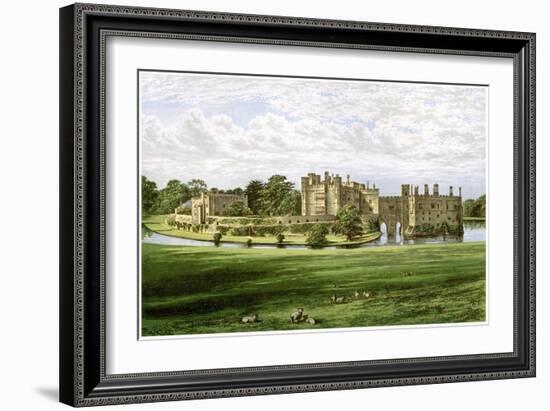 Leeds Castle, Kent, Home of the Wykeham-Martin Family, C1880-Benjamin Fawcett-Framed Giclee Print