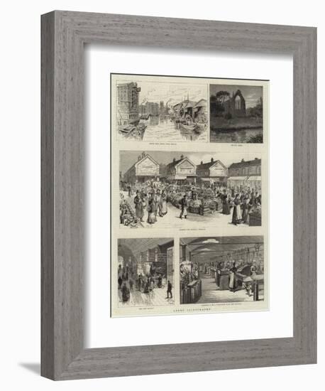 Leeds Illustrated-null-Framed Giclee Print