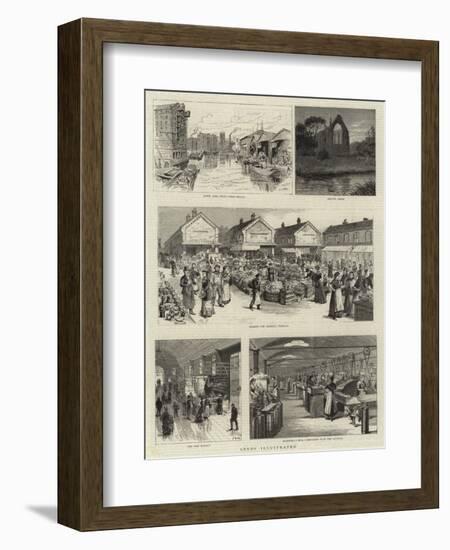 Leeds Illustrated-null-Framed Giclee Print