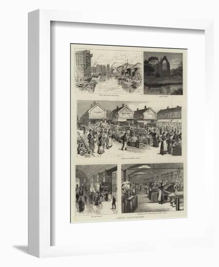 Leeds Illustrated-null-Framed Giclee Print