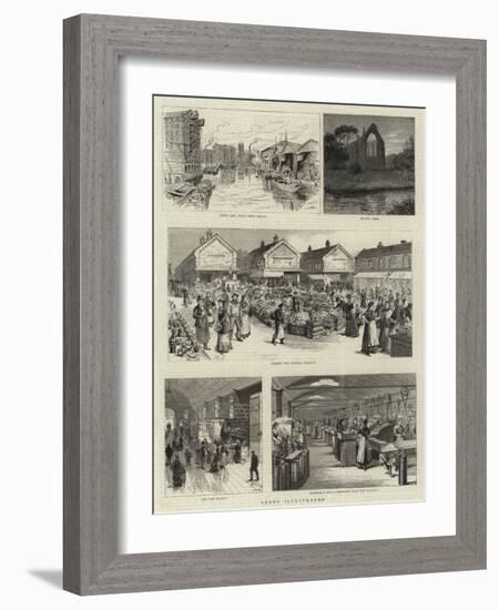 Leeds Illustrated-null-Framed Giclee Print