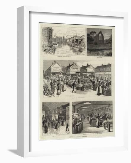 Leeds Illustrated-null-Framed Giclee Print