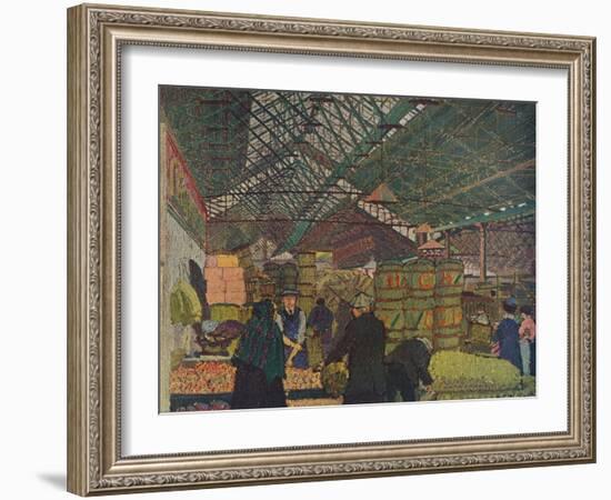 'Leeds Market', c1913 (1935)-Harold Gilman-Framed Giclee Print