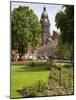 Leeds Town Hall from Park Square, Leeds, West Yorkshire, Yorkshire, England, United Kingdom, Europe-Mark Sunderland-Mounted Photographic Print