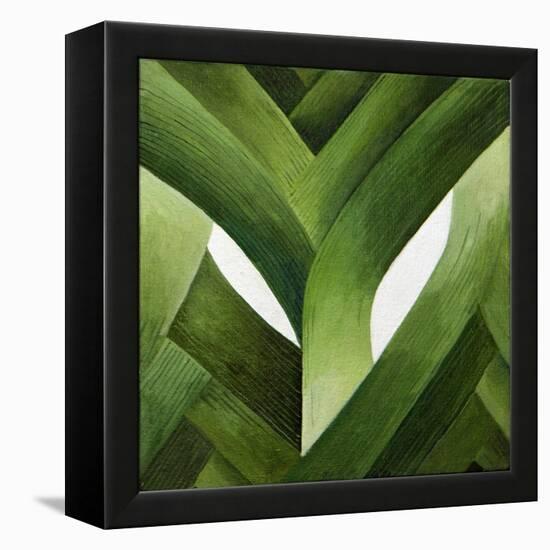 Leeks, 2013-Jennifer Abbott-Framed Premier Image Canvas