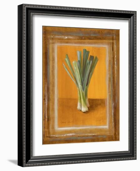 Leeks on Gold-Lanie Loreth-Framed Art Print