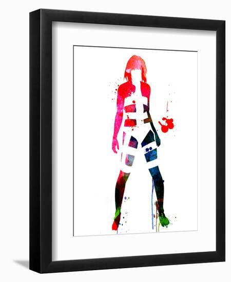 Leeloo Watercolor-Lora Feldman-Framed Premium Giclee Print