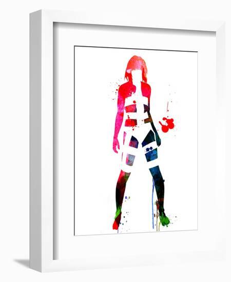 Leeloo Watercolor-Lora Feldman-Framed Premium Giclee Print