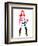 Leeloo Watercolor-Lora Feldman-Framed Premium Giclee Print