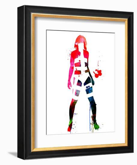 Leeloo Watercolor-Lora Feldman-Framed Premium Giclee Print