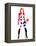 Leeloo Watercolor-Lora Feldman-Framed Stretched Canvas