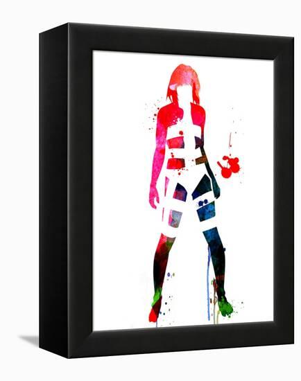 Leeloo Watercolor-Lora Feldman-Framed Stretched Canvas