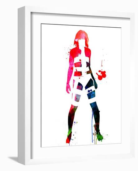 Leeloo Watercolor-Lora Feldman-Framed Art Print