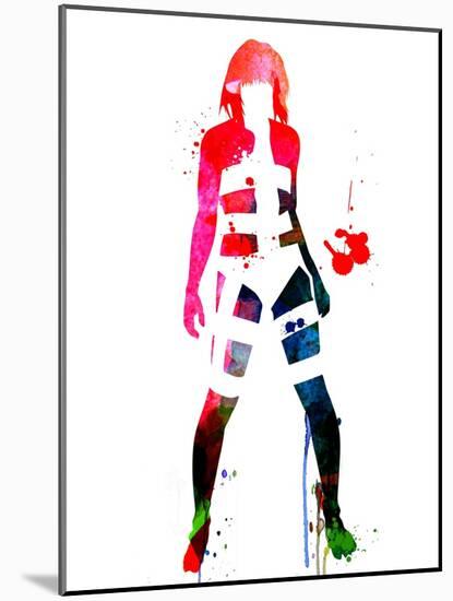 Leeloo Watercolor-Lora Feldman-Mounted Art Print