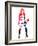 Leeloo Watercolor-Lora Feldman-Framed Art Print