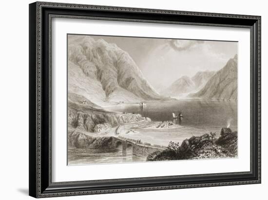 Leenane, Connemara, County Galway, Ireland, from 'scenery and Antiquities of Ireland' by George…-William Henry Bartlett-Framed Giclee Print