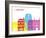 Leeuwarden Skyline Pop-paulrommer-Framed Art Print