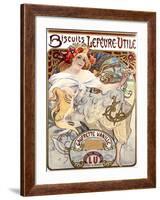 Lefevre-Utile Biscuits-Alphonse Mucha-Framed Giclee Print