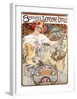 Lefevre-Utile Biscuits-Alphonse Mucha-Framed Giclee Print