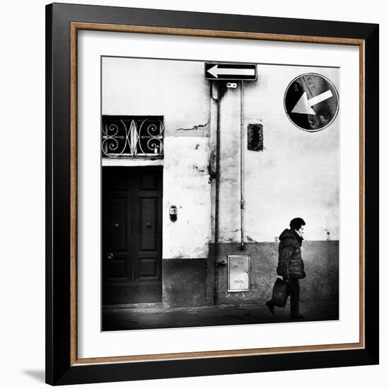 Left, Absolutely!-Franco Maffei-Framed Photographic Print