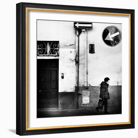 Left, Absolutely!-Franco Maffei-Framed Photographic Print