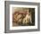 Left in Charge - a Fox Terrier with Game-Philip Eustace Stretton-Framed Giclee Print