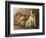 Left in Charge - a Fox Terrier with Game-Philip Eustace Stretton-Framed Giclee Print