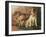 Left in Charge - a Fox Terrier with Game-Philip Eustace Stretton-Framed Giclee Print