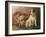 Left in Charge - a Fox Terrier with Game-Philip Eustace Stretton-Framed Giclee Print