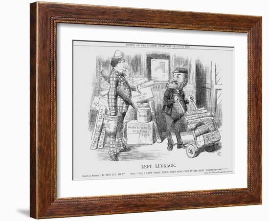 Left Luggage, 1876-Joseph Swain-Framed Giclee Print