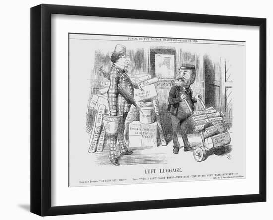 Left Luggage, 1876-Joseph Swain-Framed Giclee Print