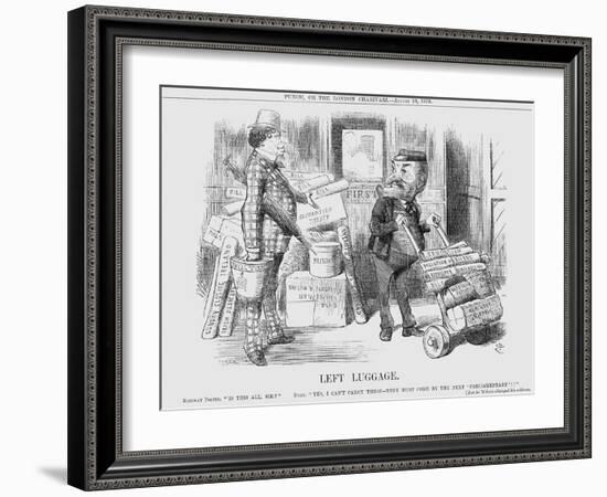 Left Luggage, 1876-Joseph Swain-Framed Giclee Print