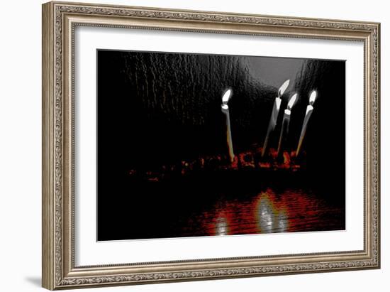 Left To Burn, 2017-Joy Lions-Framed Giclee Print