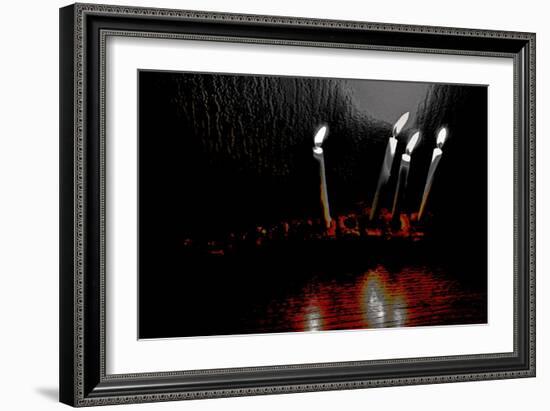 Left To Burn, 2017-Joy Lions-Framed Giclee Print