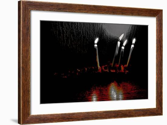 Left To Burn, 2017-Joy Lions-Framed Giclee Print