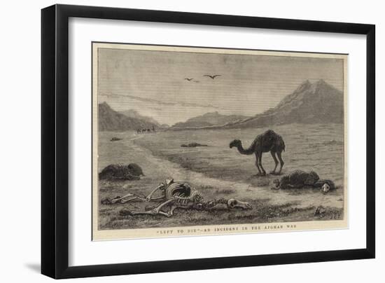 Left to Die, an Incident in the Afghan War-null-Framed Giclee Print