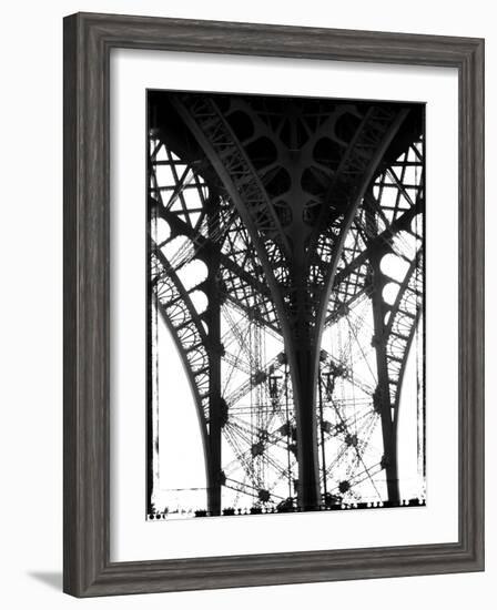 Leg of Eiffel Tower-Beth A^ Keiser-Framed Photographic Print