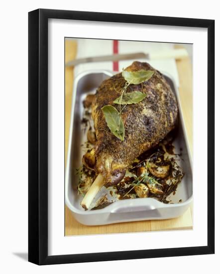 Leg of Lamb with Herb Crust-Jean Cazals-Framed Photographic Print