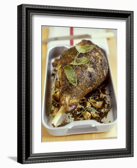 Leg of Lamb with Herb Crust-Jean Cazals-Framed Photographic Print