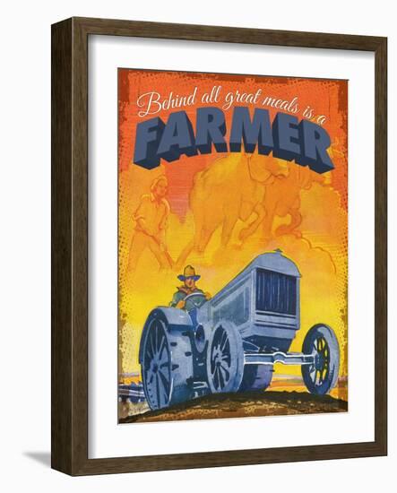 Legacy of the Plow-Nelson Grofe-Framed Giclee Print