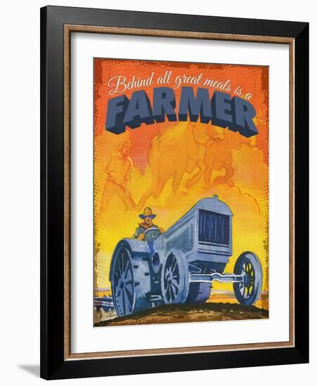 Legacy of the Plow-Nelson Grofe-Framed Giclee Print