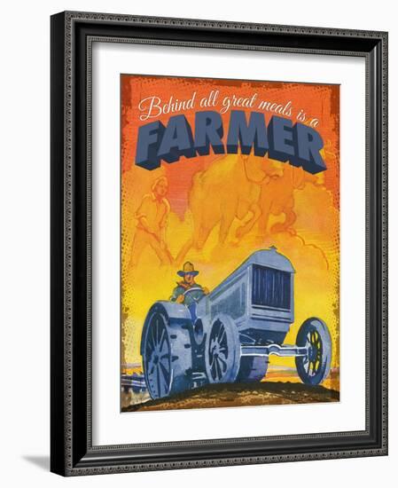 Legacy of the Plow-Nelson Grofe-Framed Giclee Print