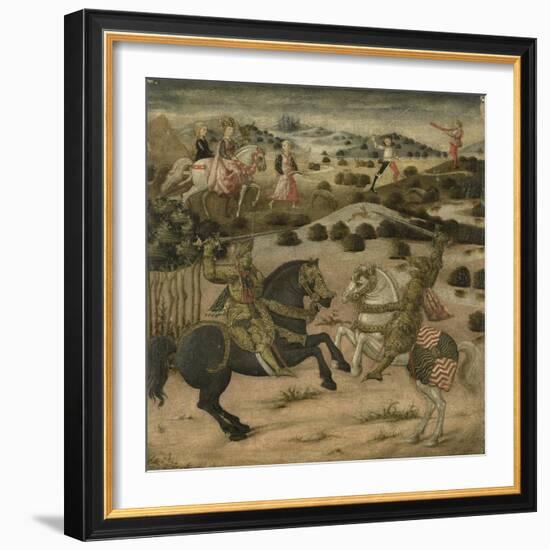 Legend of a Knight-null-Framed Art Print