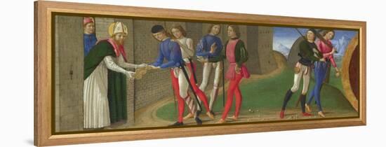 Legend of Saints Justus and Clement of Volterra, Ca 1479-Domenico Ghirlandaio-Framed Premier Image Canvas