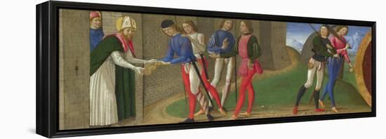 Legend of Saints Justus and Clement of Volterra, Ca 1479-Domenico Ghirlandaio-Framed Premier Image Canvas