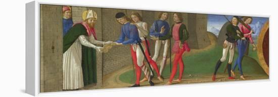 Legend of Saints Justus and Clement of Volterra, Ca 1479-Domenico Ghirlandaio-Framed Premier Image Canvas