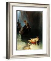 Legend of Sirens-Edoardo Dalbono-Framed Giclee Print