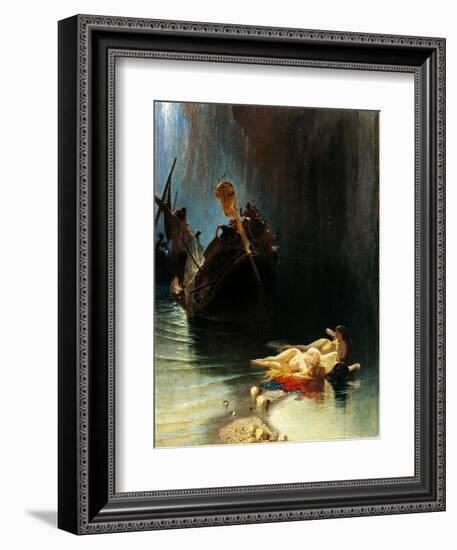 Legend of Sirens-Edoardo Dalbono-Framed Giclee Print